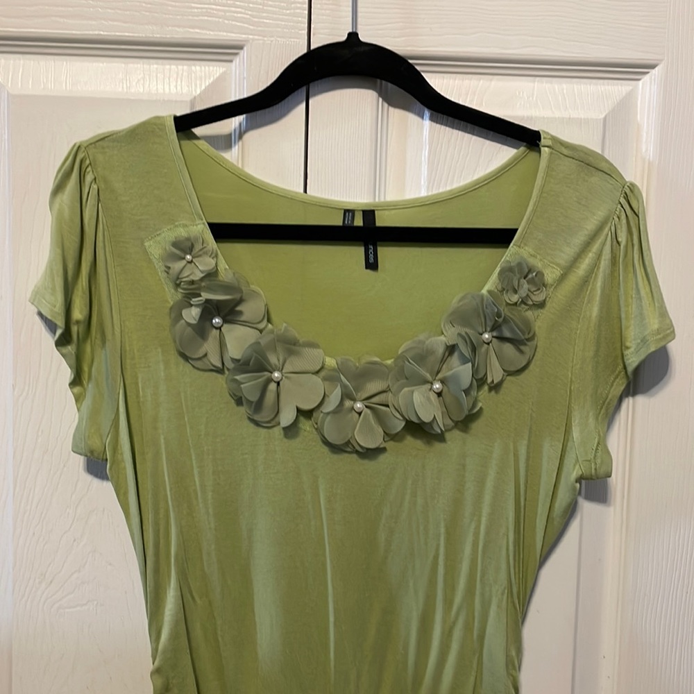 Maurices dressy green top